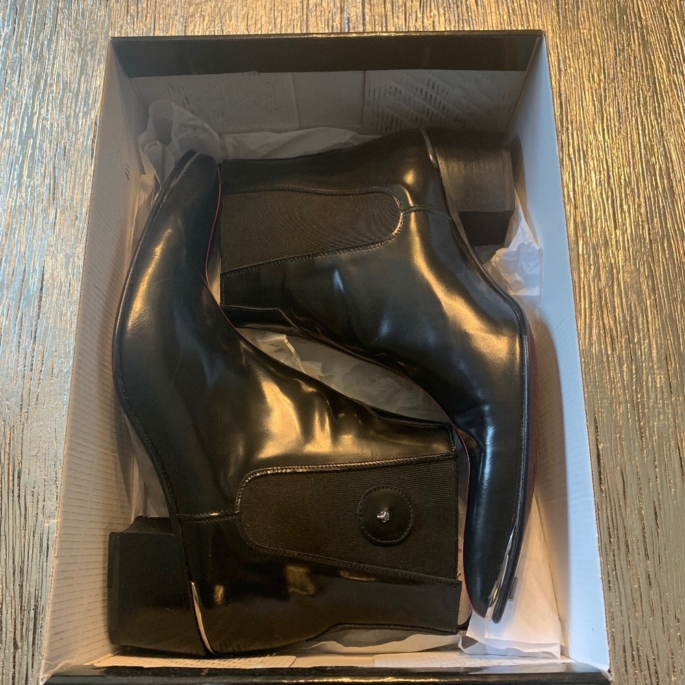 Jeffery West Black Chelsea Boot Size 9